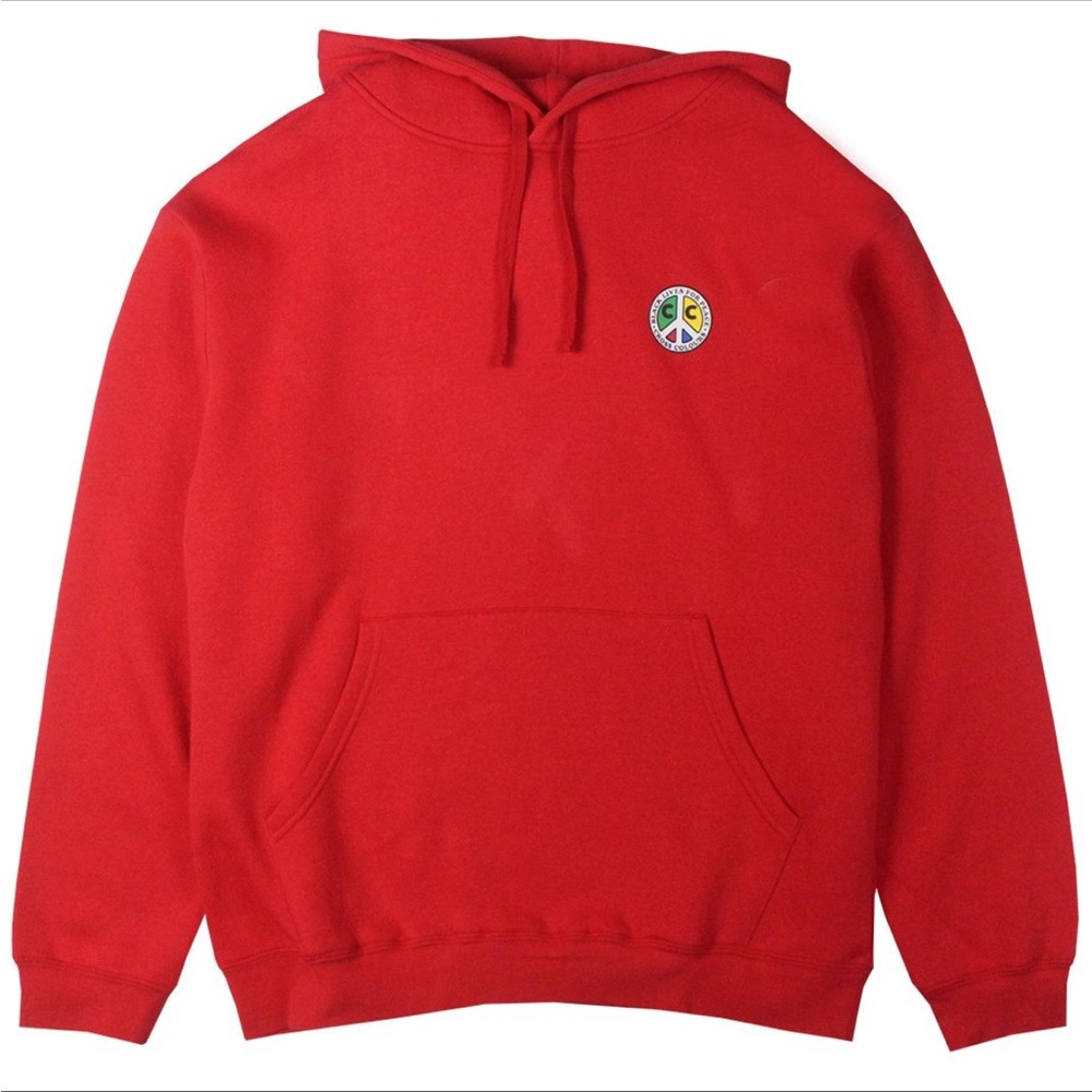 CROSS COLOURS Red BLM HOODIE